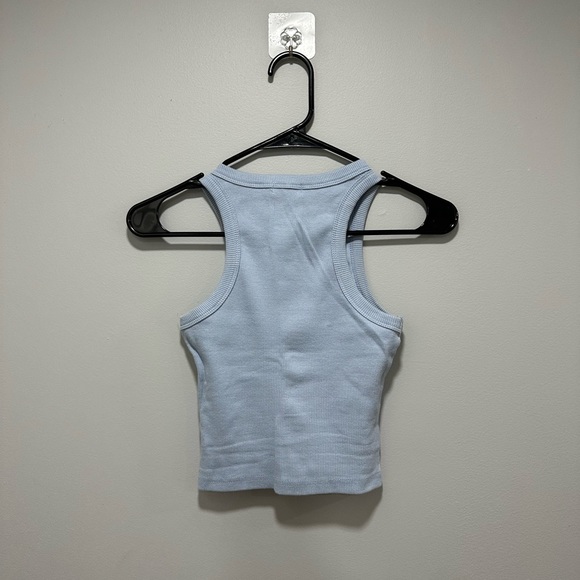 Blue Ribbed Tank - Picture 2 of 2